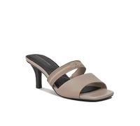 Tommy Hilfiger Damen Pantoletten mit Absatz Stilettos, (Smooth Taupe), 37