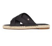 Tommy Hilfiger Damen Pantoletten Satin Mule Sandalen