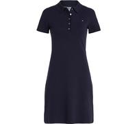 Polokleid TOMMY HILFIGER "1985 SLIM PIQUE POLO DRESS SS" Gr. S (36), N-Gr, blau (desert_sky) Damen Kleider Freizeitkleider (52173421-S)