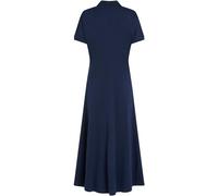 Tommy Hilfiger Damen Polokleid Lyocell Midi-Länge