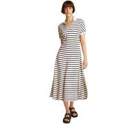 Tommy Hilfiger Damen Polokleid Lyocell Midi-Länge