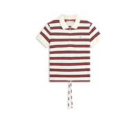 Tommy Hilfiger Damen Poloshirt aus Bio-Bauwollmix, offwhite, Gr. M