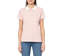 Tommy Hilfiger Damen-Poloshirt, Bridal Rose Multi, X-Groß