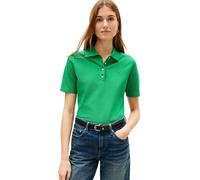 Tommy Hilfiger Damen Poloshirt Kurzarm 1985 Pique Regular Fit, Grün (Courtside Green), XS