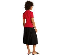 TOMMY HILFIGER Damen 1985 Slim Pique Polo SS WW0WW43225, Red (Primary Red), XS