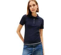 Tommy Hilfiger Damen Poloshirt Kurzarm 1985 Polo Slim Fit, Blau (Desert Sky), S