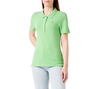 Tommy Hilfiger Damen Poloshirt Kurzarm 1985 Slim Pique Slim Fit, Grün (Spring Lime), S