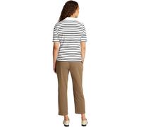 Tommy Hilfiger Damen Poloshirt Kurzarm Regular Fit, Mehrfarbig (Breton Ecru/Dark Night Navy STP), XS