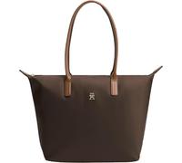 Tommy Hilfiger Damen Popette Tote Aw0aw17711 Tote, Braun (Fondant Brown), One Size