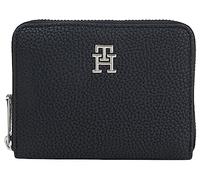 Geldbörse TOMMY HILFIGER "TH EMBLEM MED ZA" schwarz Kleinlederwaren Geldbörsen (49184537-0)