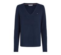 Tommy Hilfiger Damen Pullover aus Baumwolle, marine, Gr. XS