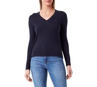 Tommy Hilfiger Stitch V-n Langarm-polo XS Desert Sky