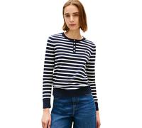 Tommy Hilfiger Regular Fit Langarmshirt aus Baumwoll-Mix in Marine, Größe L