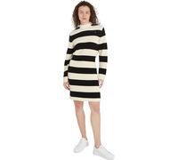 Tommy Hilfiger Damen Pullover Kleid Co Cardi Stitch Langarm, Mehrfarbig (Black/ Calico Rugby Stp), M