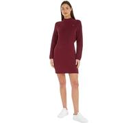 Tommy Hilfiger Damen Pullover Kleid Co Cardi Stitch Langarm, Rot (Deep Rouge), S