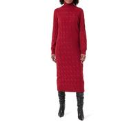 Tommy Hilfiger Damen Pullover-Kleid Soft Wool Cable mit Rollkragen