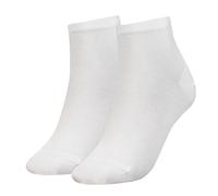 Tommy Hilfiger Kurzsocken TH Women Casual Short Sock Damen 35-38 Weiß 2er-Pack Baumwollmischung