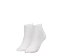 Tommy Hilfiger Kurzsocken TH Women Casual Short Sock Damen 35-38 Weiß 2er-Pack Baumwollmischung