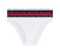 Tommy Hilfiger Damen Slip Baumwolle 3er-Pack - Weiß/Schwarz - XS - UW0UW02828