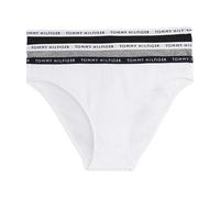 Tommy Hilfiger Damen Slips Unterwäsche, Mehrfarbig (Medium Grey Heather/White/Black), XL