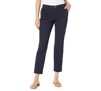Tommy Hilfiger Damen Relax Hampton Chinohose mit Geradem Bein und Bündchen Hose, Navy, 40