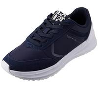 Tommy Hilfiger Damen Runner Sneaker Cleated Runner Sportschuhe, Blau (Space Blue), 41 EU
