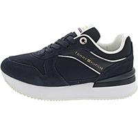Tommy Hilfiger Damen Plateau Sneaker für Damen, blau, Gr. 36 EU