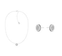 Tommy Hilfiger Damen Schmuckset, Silber, 2780568/Ohrring, Kette, Ohrringe, Klassische Eleganz, Klassisch, Feste Anlässe, Alltagstauglich (Everyday Wear), Schmuck-Set