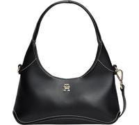 Tommy Hilfiger Damen Schultertasche Everyday Hobo Klein, Schwarz (Black), Einheitsgröße
