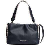 Tommy Hilfiger Damen Schultertasche Soft Summer Mini Bucket Beuteltasche, Blau (Space Blue), Einheitsgröße
