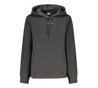 Tommy Jeans Damen Hoodie Linear mit Kapuze, Schwarz (Black), L