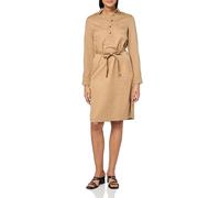 Tommy Hilfiger Damen Self Tie Topside Twill Midi Shirtdress Dress Kleid, Tigerauge, 44