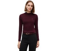 Tommy Hilfiger Damen Slim Cody Mock-nk Ls Ww0ww47307 L/S T-Shirt (1er Pack)
