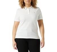 Tommy Hilfiger Damen Slim Polohemd, Weiß, XS