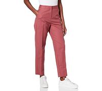 Tommy Hilfiger Damen Slim Slub Cotton Ankle Pant Hose, Misty Red, 44 EU