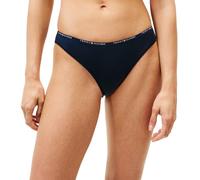 Tommy Hilfiger Damen Slip Bikini Form Cheeky mit Logobund, Blau (Dark Night Navy), XS