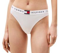 Tommy Hilfiger Damen Slip Bikini Form Classic mit Logobund, Weiß (White), M