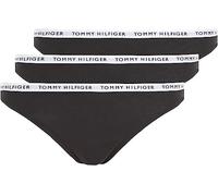 Bikinislip TOMMY HILFIGER UNDERWEAR Gr. XL, 3 St., schwarz Damen Unterhosen Bikini Slips mit schmalem Logobündchen (44217642-XL)