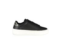 Tommy Hilfiger Damen Sneaker TJW New Cupsole EN0EN02273 Leder Schwarz/Silber Gr. 37