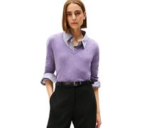 Tommy Hilfiger Damen Soft Wool V-NK LS Sweater WW0WW43505 Pullover Sweater, Lila, XS, Violett (Lilac Heather), XS
