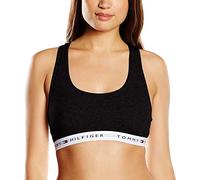 Tommy Hilfiger Damen Sport-BH Bralette Iconic, Gr. 32 (Herstellergröße: XS), Schwarz (Black 990)