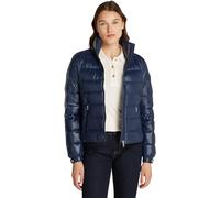 Tommy Hilfiger Damen Steppjacke Down Feminine Gloss Leicht, Blau (Dark Night Navy), XXL