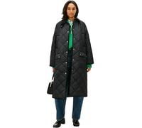 Tommy Hilfiger Damen Steppmantel Padded Quilted Oversized Fit, Schwarz (Black), XXS