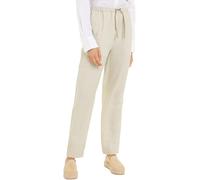 Tommy Hilfiger Damen Stoffhose Casual Linen Pull On Pant Tapered Fit, Beige (Light Beige), 40