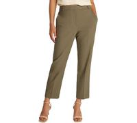 Tommy Hilfiger Damen Stoffhose Core Slim Straight Fit, Braun (Tundra Brown), 38