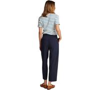 Webhose TOMMY HILFIGER "Low Normal Waist Bi-Stretch", Damen, Gr. 32, N-Gr, blau (schwarz night navy), Web, Obermaterial: 65% Polyester, 28% Viskose, 7% Elasthan, unifarben, gerade, unten schmal knöche