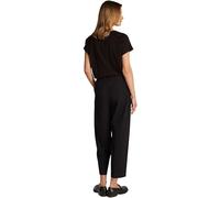 Tommy Hilfiger Damen Stoffhose Stretch Tapered Knöchelfrei, Schwarz (Black), 34