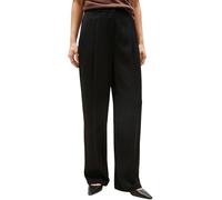 Webhose TOMMY HILFIGER "VIS TWILL RLXD STRAIGHT PANTS", Damen, Gr. 40, N-Gr, schwarz, Web, Twill, Obermaterial: 100% Viskose, unifarben, casual, straight fit, Hosen (96785639-40) schwarz
