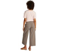 Tommy Hilfiger Damen Stoffhose Wide Leg Crop Knöchelfrei, Braun (Tundra Brown), 42W