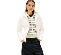 Steppjacke TOMMY HILFIGER "STRETCH NYLON LW DOWN JACKET", Damen, Gr. M (38), ivory silk, Steppware, Obermaterial: 93% Polyester, 7% Elasthan, unifarben, regular fit, Jacken Steppjacke (86839544-M) ivo